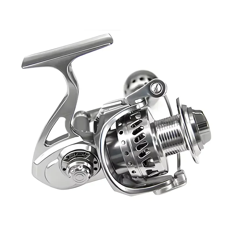 12BB Aluminum Alloy Fishing Reel Two Speed Metal Spinning Wheel for River Lake Sea Baitcasting Trolling Gear Saltwater