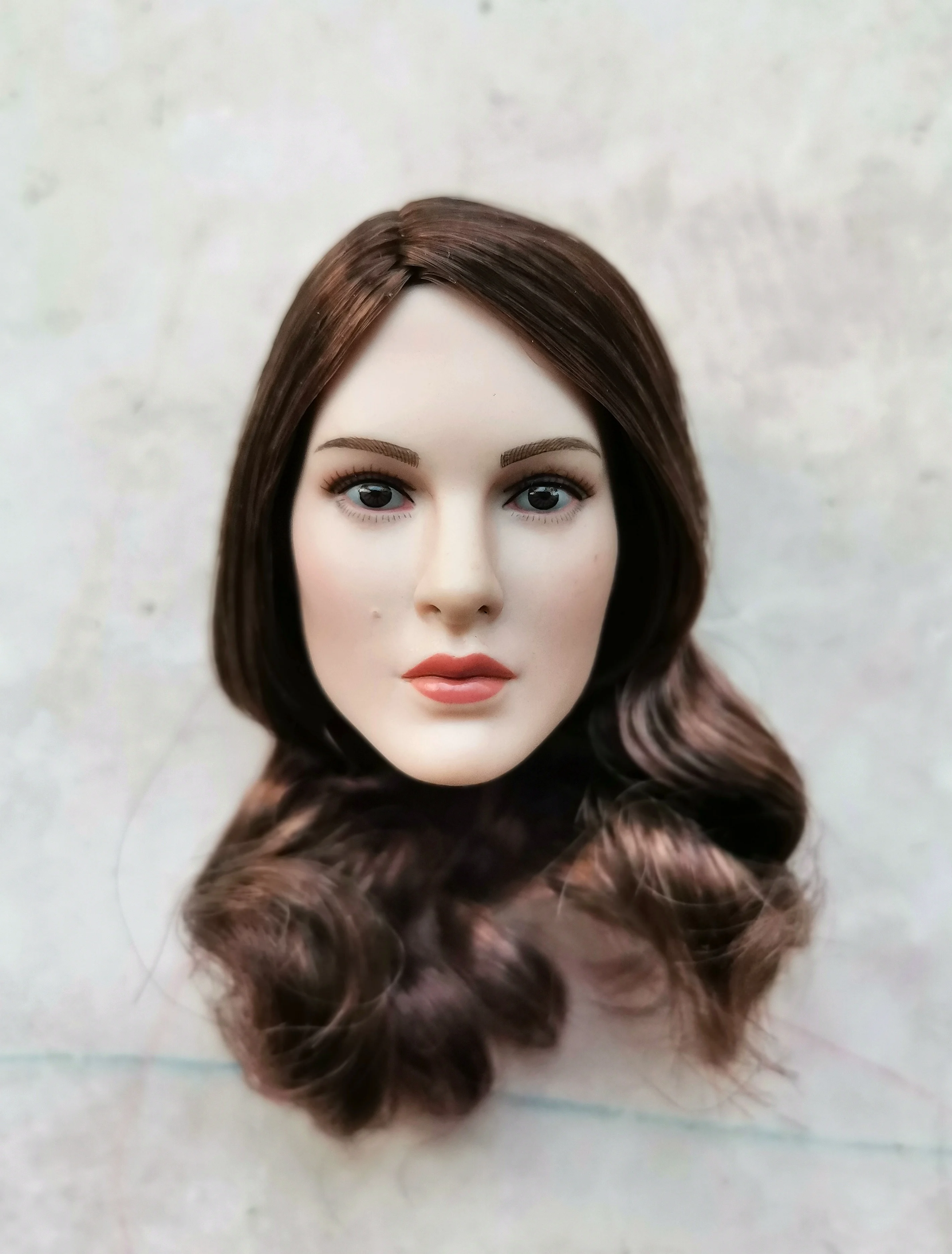 1/6 Pale Skin Natalie Portman Head Sculpt Model Fit for 12'' TBLeague JIAOU Action Figure Body