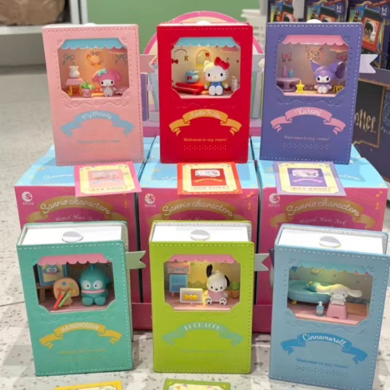 

Оригинальная коллекционная фигурка-сюрприз Magic Book: Hello Kitty, My Melody, Kuromi, Pochacco, Cinnamoroll, Hangyodon — милые аниме-фигурки и игрушки