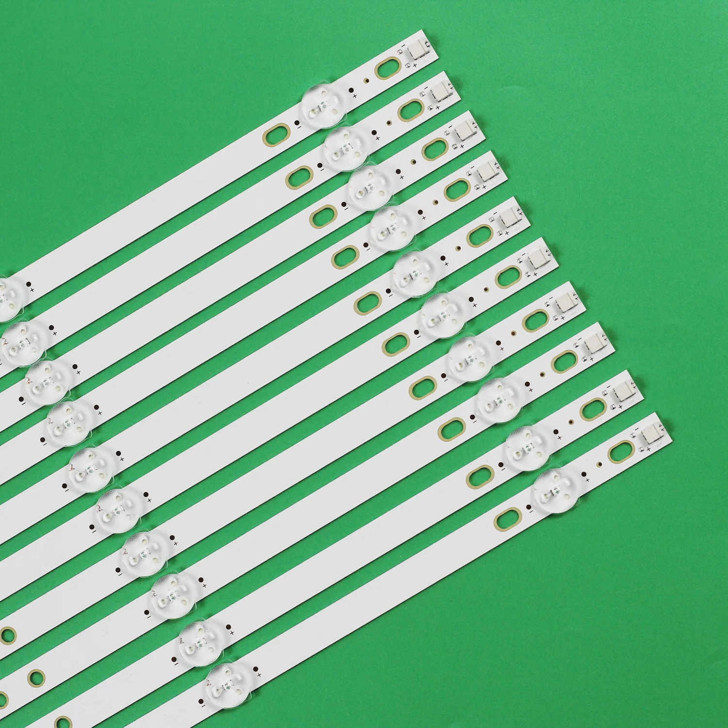 Strip LED 10 buah/set C50ANSMT-4K Strip DS50M73-DS07-V01 TV AKAI AKTV505 DSBL-WG DSBJ-WG ATE-49B4744K