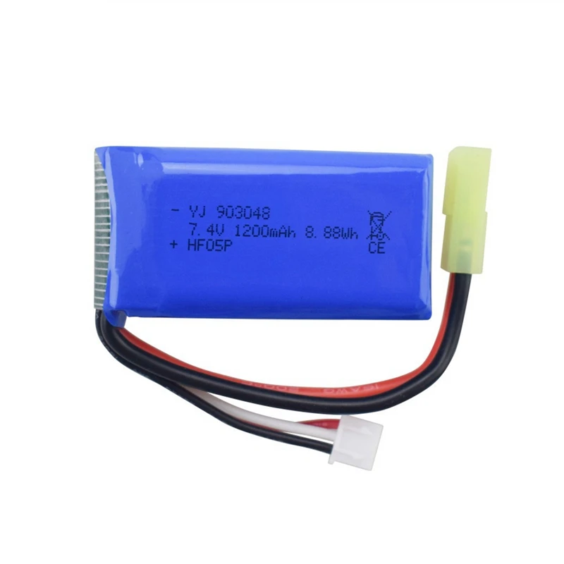 Suitable For 9301E 9302E 9303E 9300 RC Car 7.4V 1200Mah High Speed Parts Remote Control Car Battery Replacement Accessories