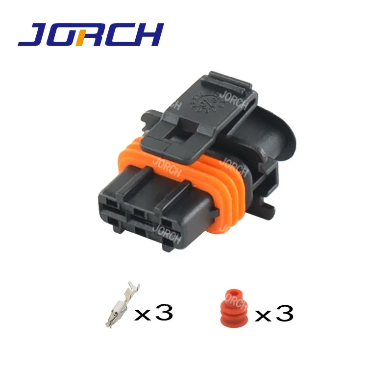 10 sets 3 pin waterproof connector housing 1928403110 3.5 series auto electrical plug 1928404074