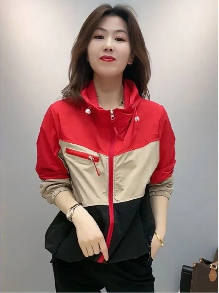 Sun Protection Clothing Women's 2024 Summer New Jacket Korean Fashion Loose Beach Clothing Top Thin Coat Female Hooded Tops