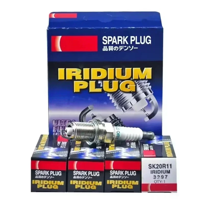 

4/6PCS Iridium Spark Plug 3297 SK20R11 For Lexus ES GS IS LS LX RX SC Toyota Corolla Matrix Camry RAV4 Lotus Elise Exige Volvo