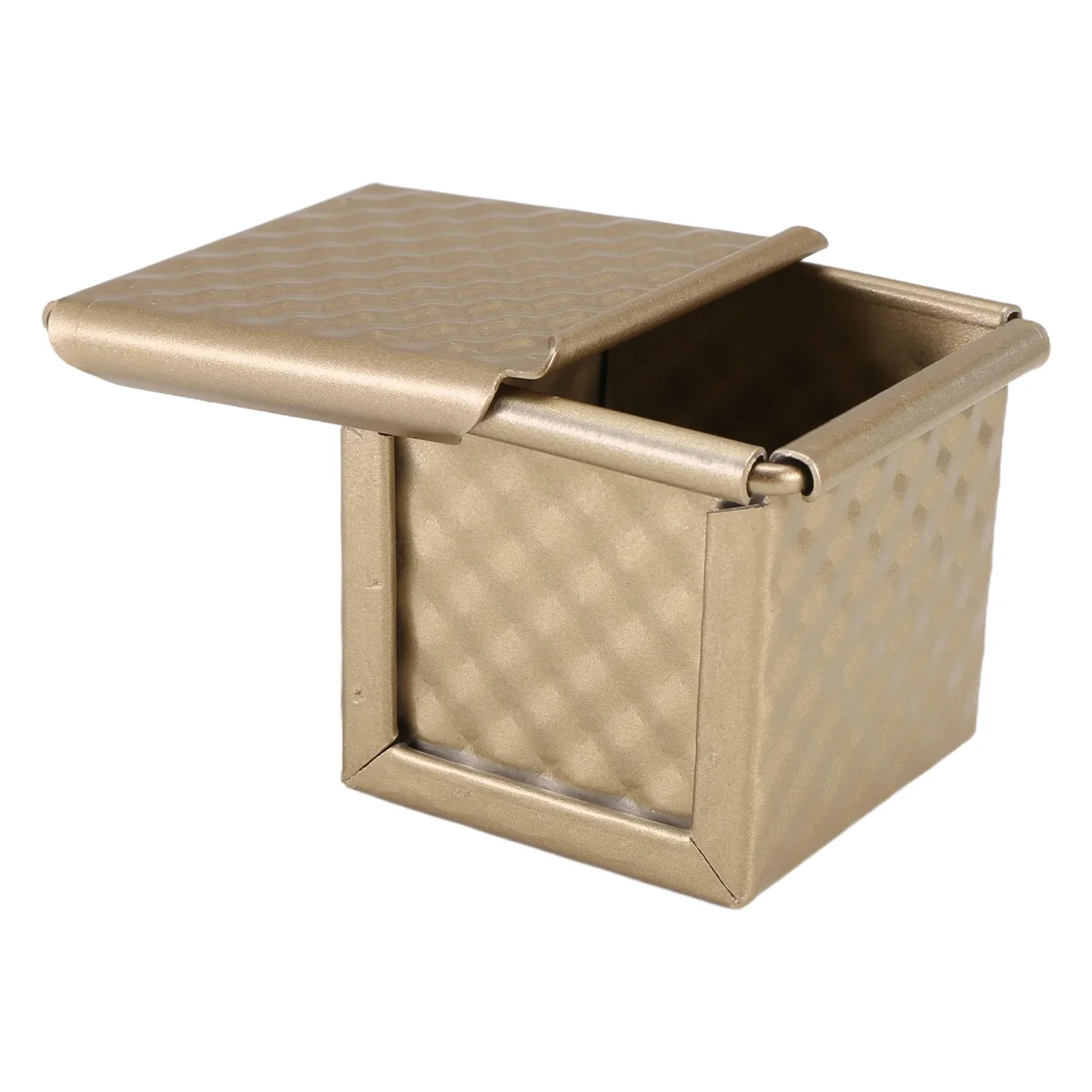 A44TSquare Loaf Pan with Lid Toast Mold Bread Pan Pullman Loaf Pan with Cover Non-Stick Mini Water Cube Toast Box