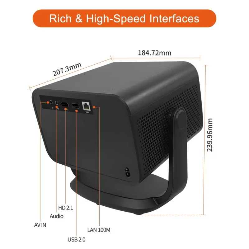 Автофокус 1080P Full HD Wi-Fi6 проекторы для домашнего кинотеатра Android 13 2 ГБ 16 ГБ Amlogic T950S проекторы проектор