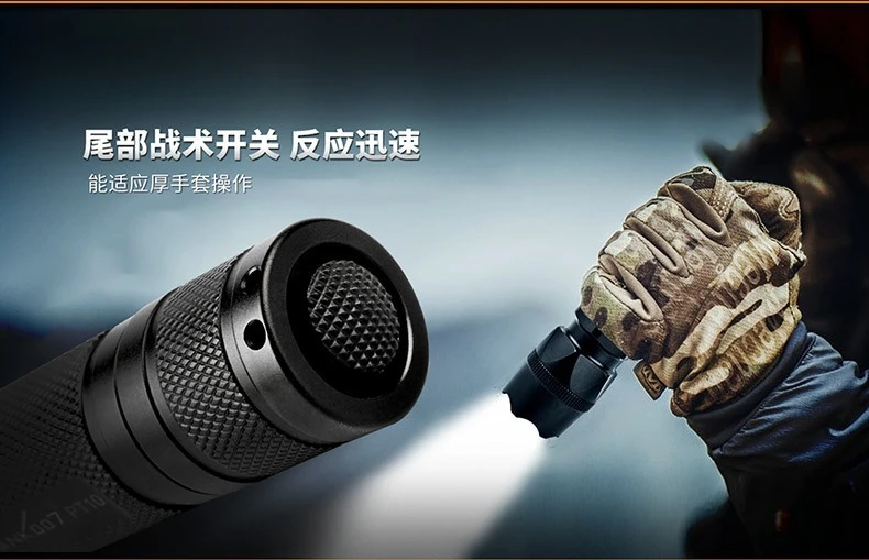 مصباح يدوي قوي متعدد الوظائف شحن تكتيكي مقاوم للماء للتخييم في الهواء الطلق LED مصباح يدوي من سبائك الألومنيوم