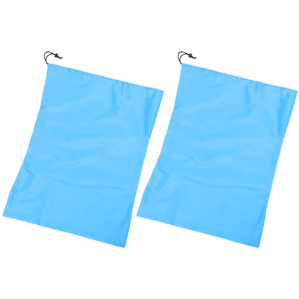 

2Pcs Heavy Duty Laundry Bag with Drawstring Large Foldable Dirty Clothes Container for Home Hotel Dorm Travel Organization