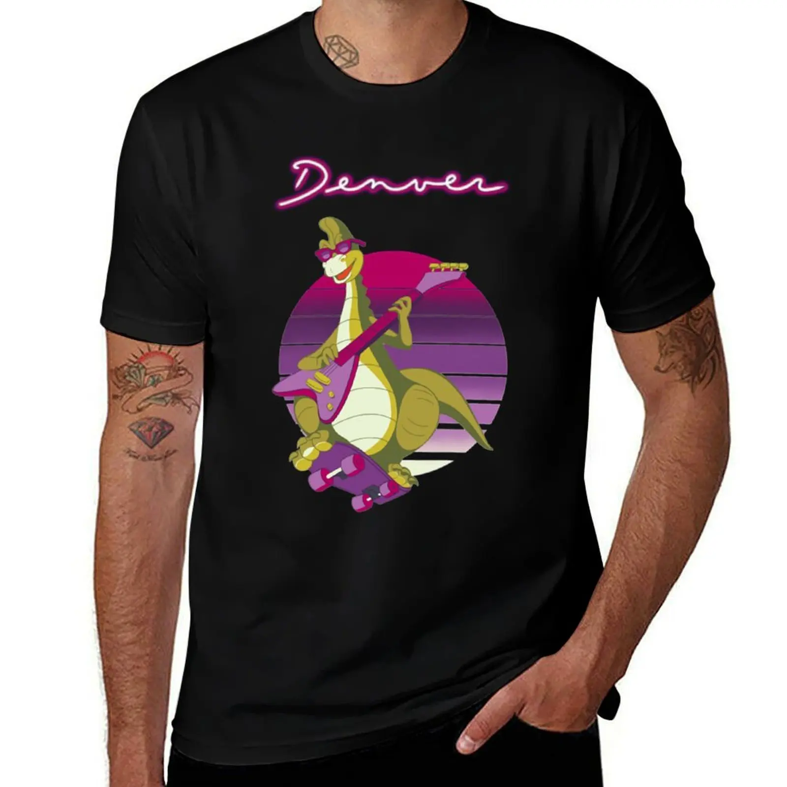 

Denver rock Denver The Last Dinosaur T-Shirt Performance Workout Short Sleeve Tee