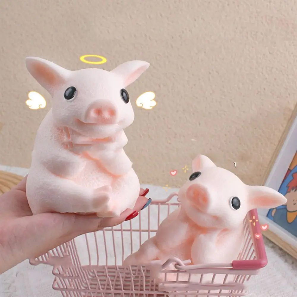 

Медленный отскок, игрушка-свинка, мультяшная большая свинья, игрушка-непоседа, мягкая большая игрушка для снятия стресса для взрослых и детей, анти-тревога