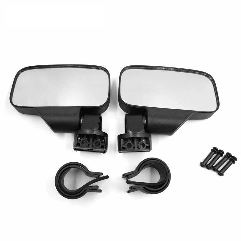 Solid ATV UTV Rearview Mirrors Fit for Can Am X3 Maverick Polaris RZR Rear View Side Mirrors