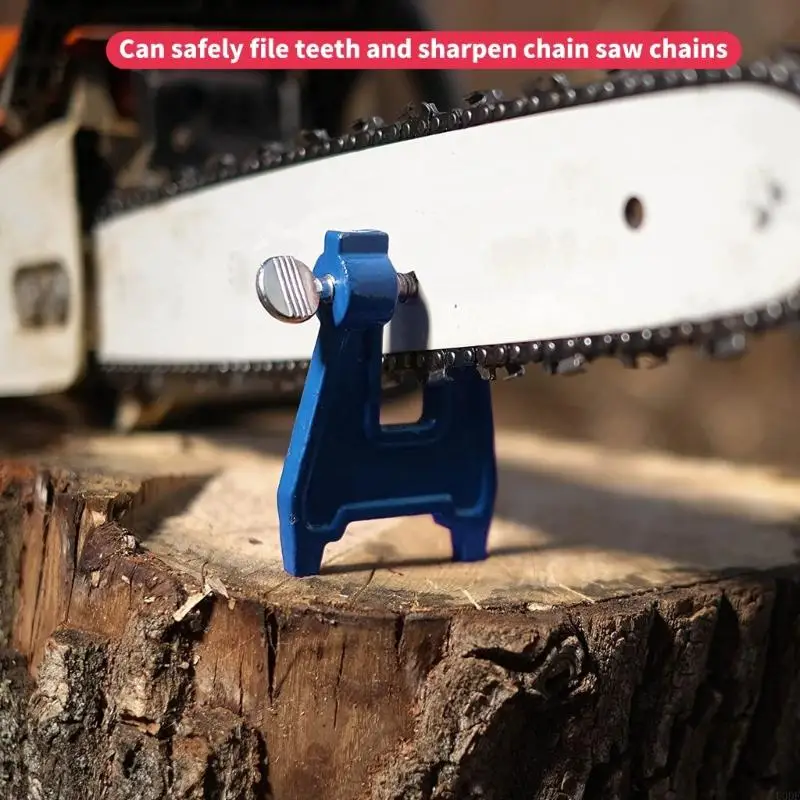 

Portable Chainsaw Filing Clamp Pocket Chainsaw Stump Vise Essential Tool for Professional and DIY Chain Sharpening