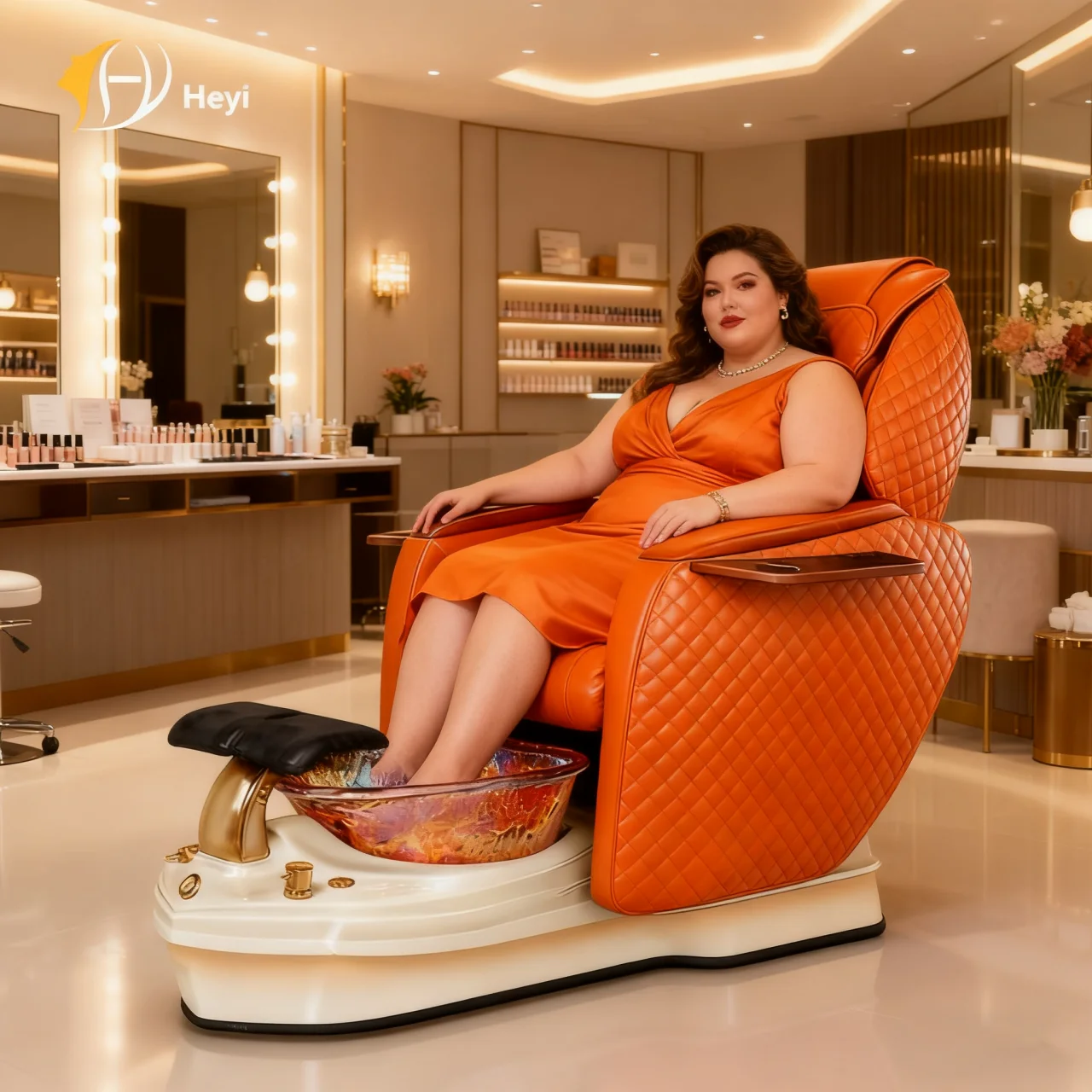 

Современная роскошная мебель для маникюрного салона, беструбный гидромассажный насос для ног, спа-массаж, педикюрные стулья