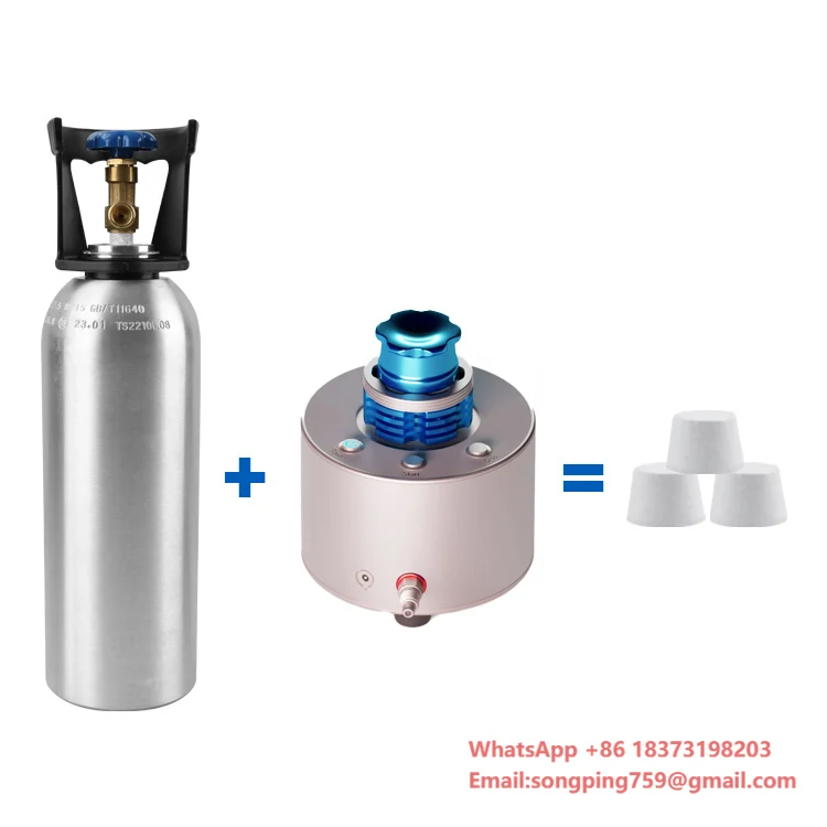 ポータブルミニドライアイス製造機 食品グレードドライCO2ブロックマシン バー・レストラン用