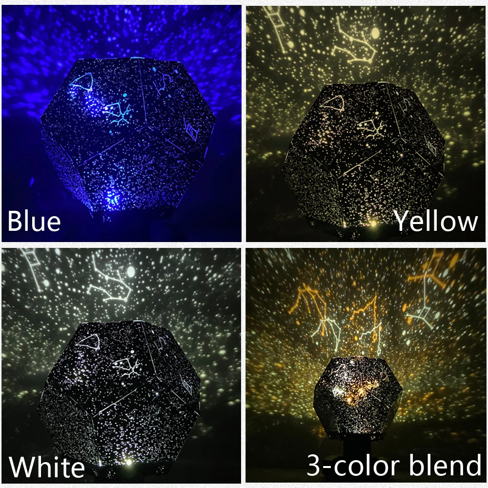 Star Projector Constellation Starry Sky Projector Christmas Gift Led USB Charging Lamp Children\'s Night Light Room Decoration