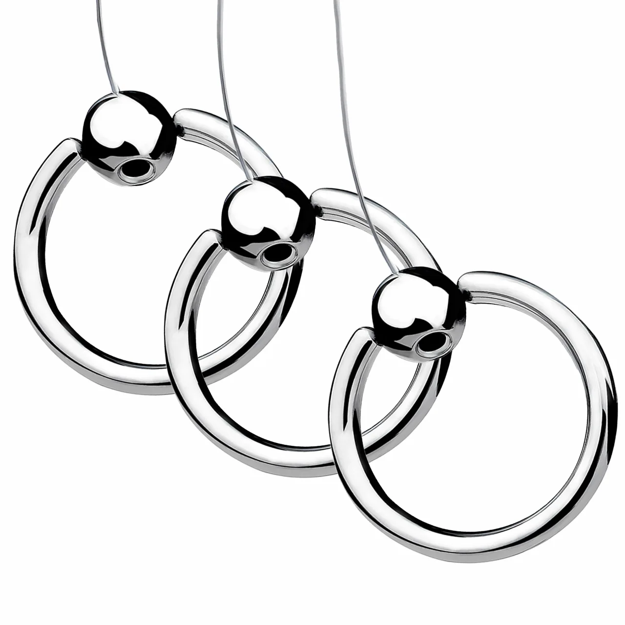 Beads Steel Penis Sounding Plug with Pull Handle Male Chastity Urethral Dilators Sex Toys Masturbators 18 стимулятор уретры view 6