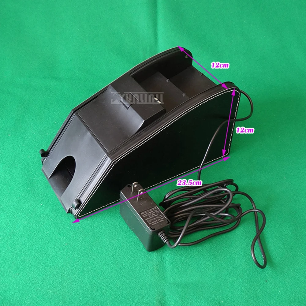 2-in-1 Card Shuffler And Dealer Box Automatic Casino Poker Card Shuffler
