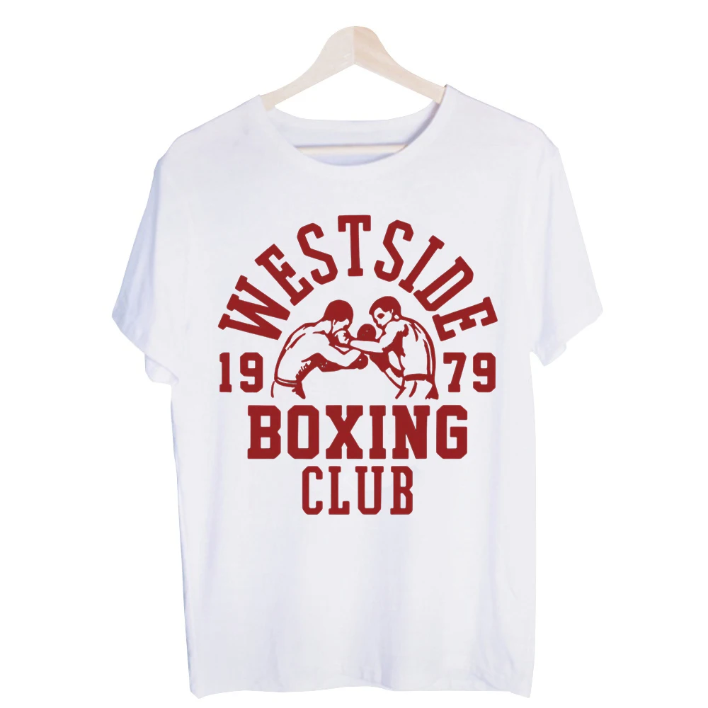 Men's Boxing Match Graphic Tee, Short Sleeve Crew Neck T-Shirt with Vintage Typography for Casual Streetwear and Daily Wear