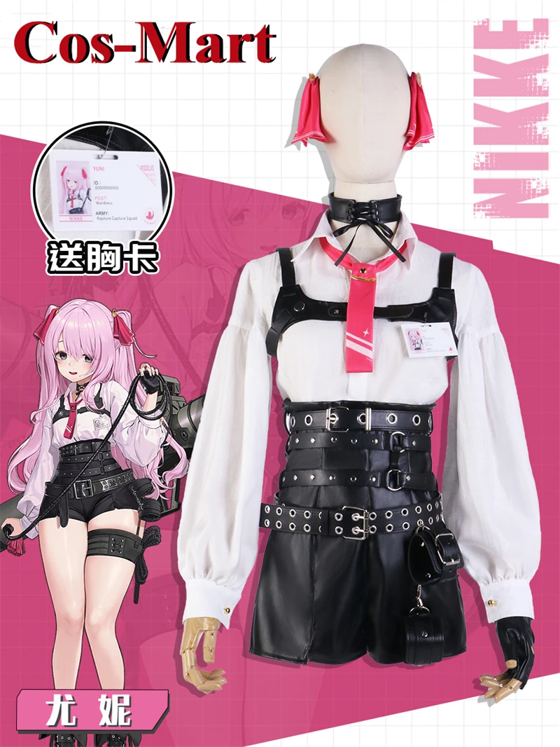 

Cos-Mart Game NIKKE Yuni Cosplay Costume Lovely Gorgeous Combat Uniform Female Activity Party Role Play Clothing XS-XL