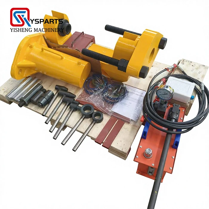 100T Portable Hydraulic Track Link Pin Press Machine Manual and Electric Type Portable Master Pin Pusher