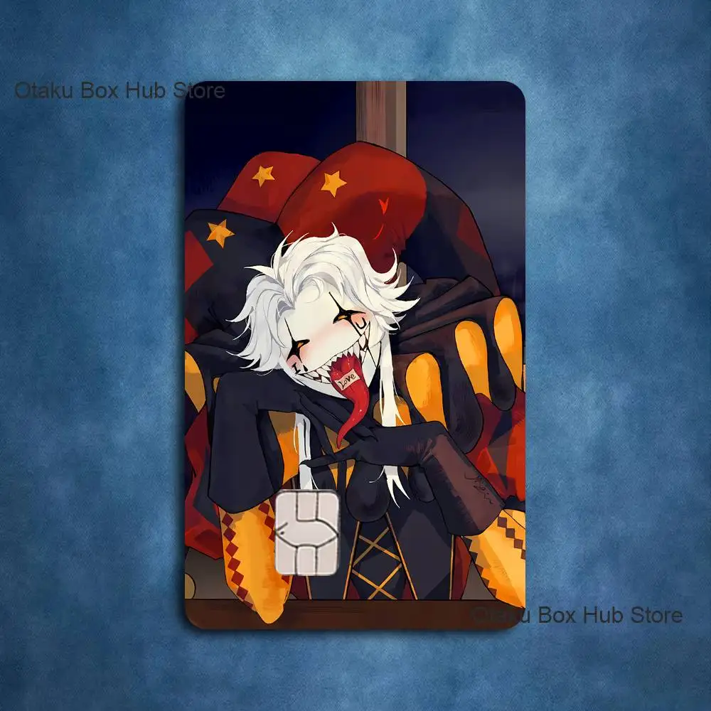 F-Freak P-Pierrots Circus Card Stickers Credit Visa Debit Bank Charge Card Bus Metro Waterproof Sticker Decal Decoration