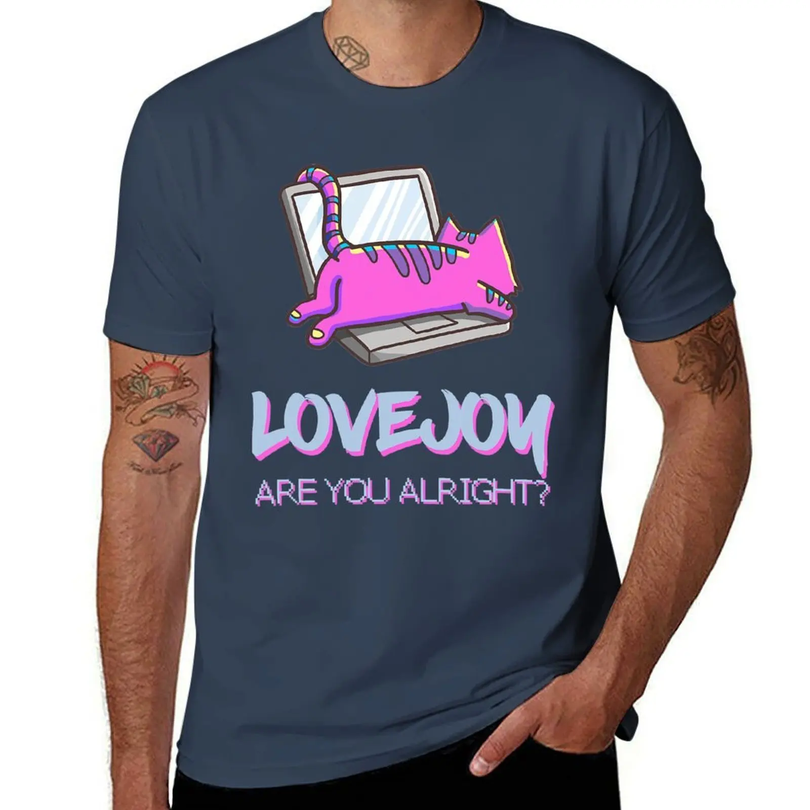 

Soot Lovejoy Wilbur Cat Merch Bored T-Shirt Holiday Casual Short Sleeve Top