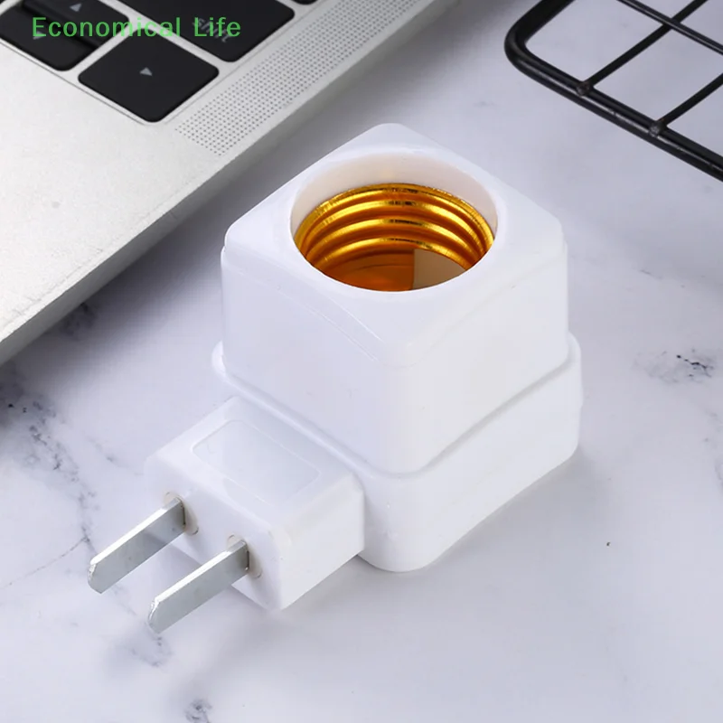 

1Pc E27 Socket Lamp Bulb Adapter LED Light Lamp Bulbs Socket Base Lamp Holder Plug Adapter ON/OFF Switch White