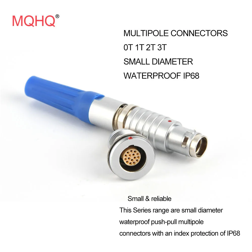 Imagem -03 - Rápido Série t 0t 1t 2t 3t Fgg Ovo 12 Pinos Ip66 68 Push-pull Rápido Conector de Metal Circular