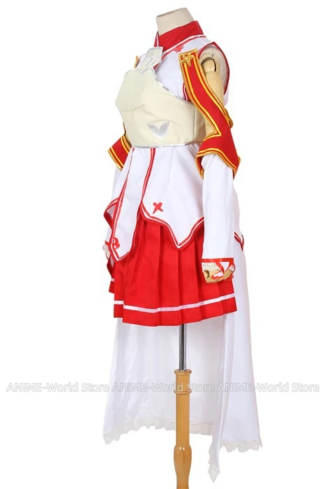 Anime  Yuuki Asuna Cosplay Costume Asada Shino Any Size Halloween Party Costumes DJSY