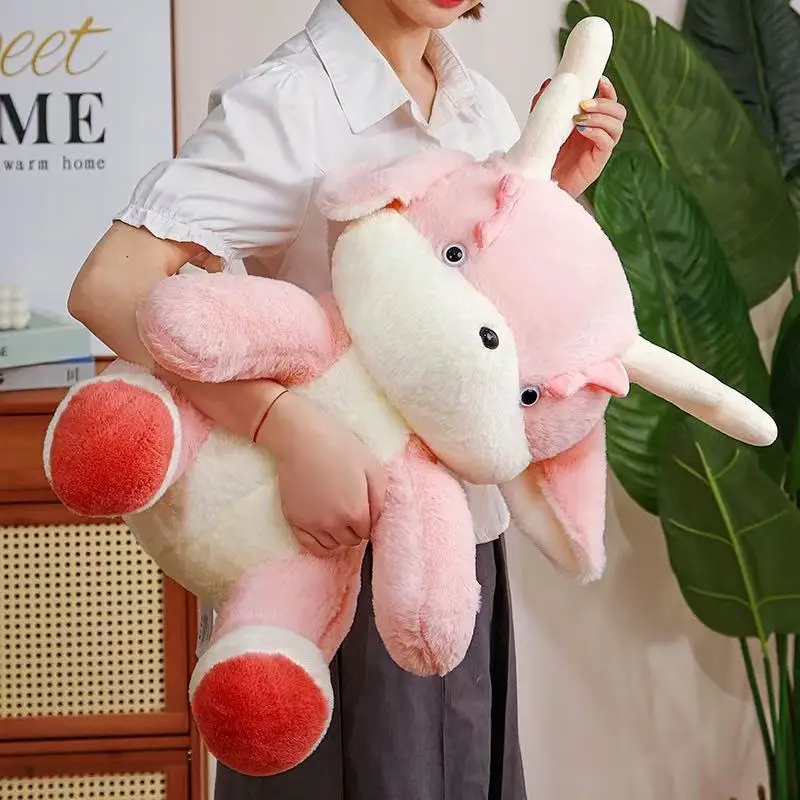 최신 핑크 작은 드래곤 인형 Kawaii 박제 인형 장난감 수제 인형 만화 애니메이션 귀여운 베개 어린이 생일 선물 인형