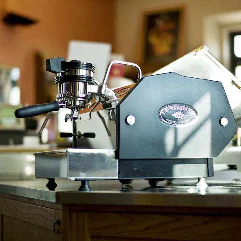 macchina da caffè semiautomatica a pressione variabile macchina a testa singola manometro a cinghia di controllo elettronico