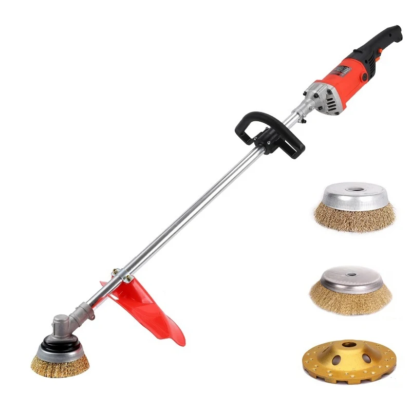 Electric Derusting Machine 6-speed Adjustable Wood Polishing Machine Wall Renovation Concrete Polishing Machine