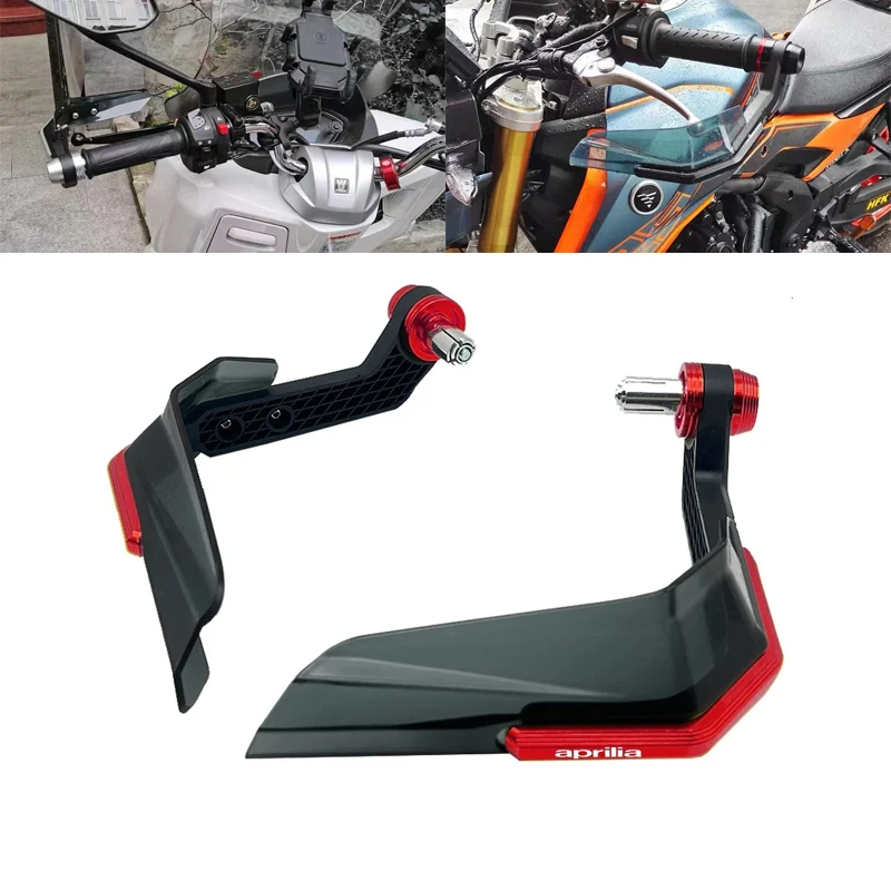 

FOR Aprilia Shiver900 Shiver SL 750 Motorcycle Motocross Universal Hand Guard Handlebar Handguards Protector With Light Moto