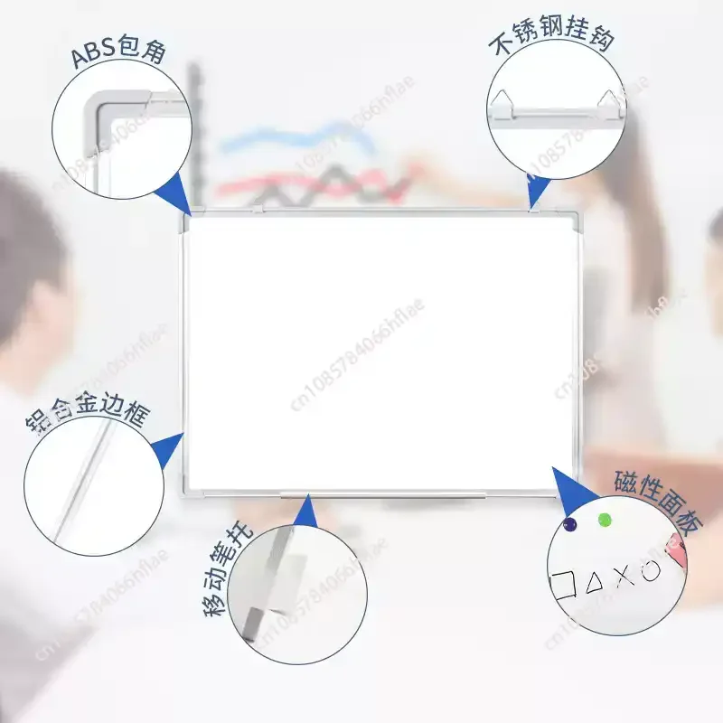 Double‑Sided Magnetic Dry‑Erase Whiteboard for School and Office Daily Writing