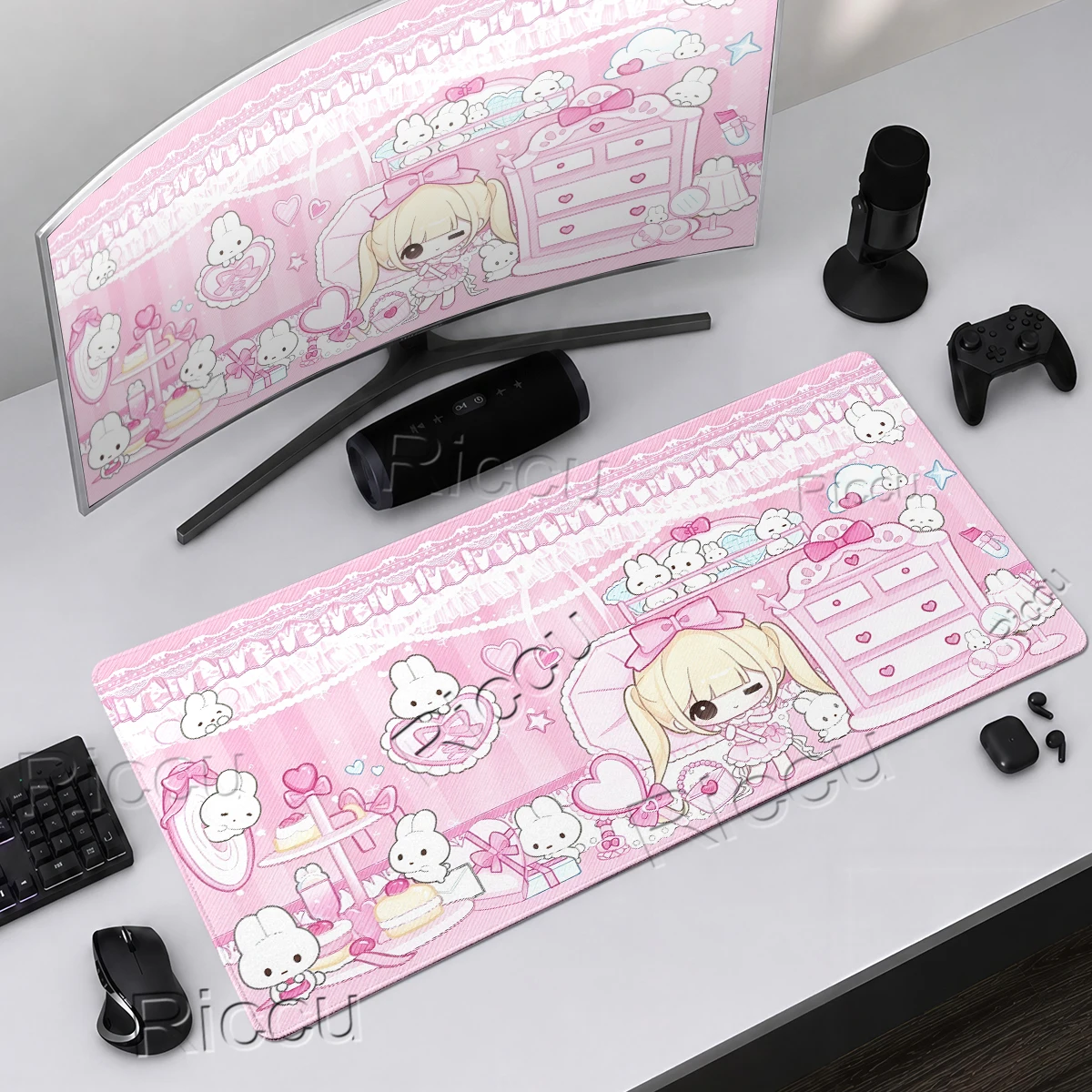 Alas Mouse Anime Gadis Lucu, A - Pc Gaming Pink ulasan dan harga