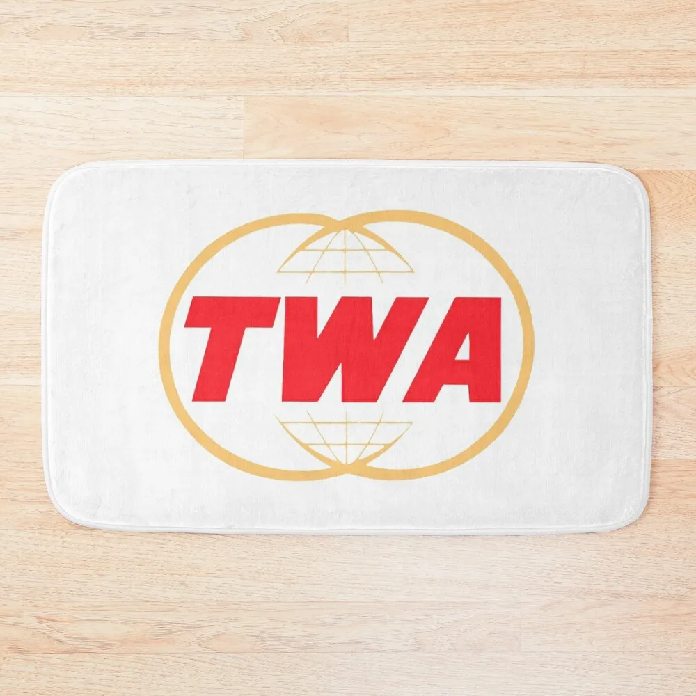

TWA - Transworld Airways Logo Bath Mat Carpets For The Bathroom Sets Of Bathroom Accessories Mat