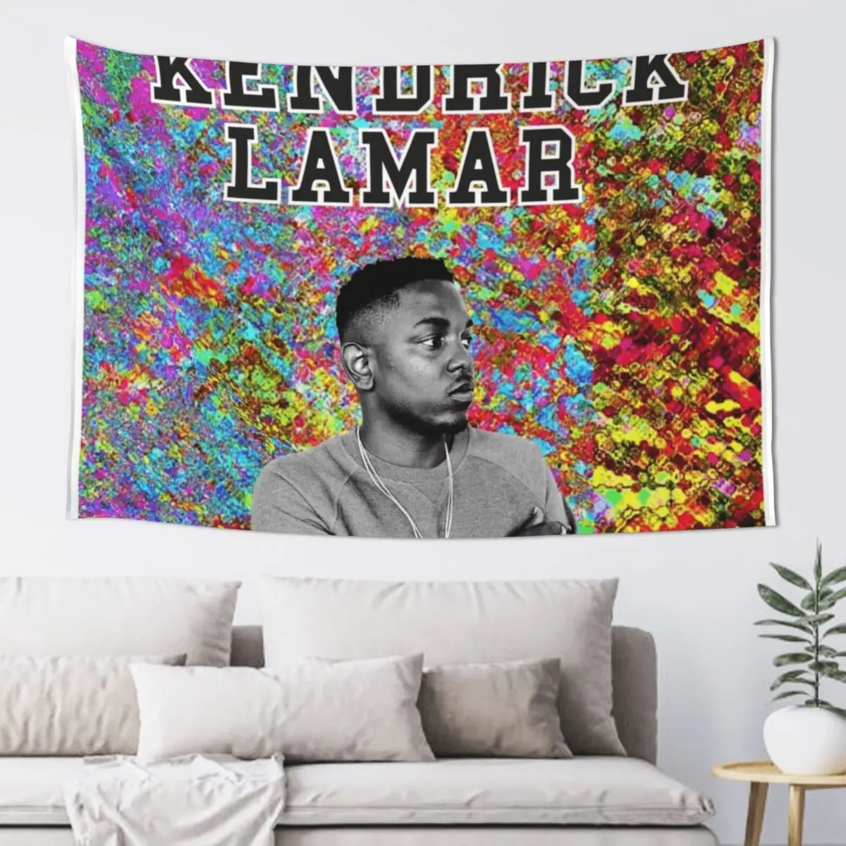 

kendrick lamar #3 Tapestry Aesthetic Room Decors Mushroom Decorative Wall Mural Tapestry