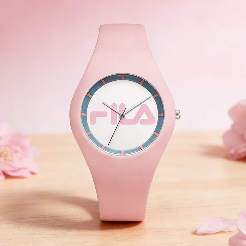 

Итальянские часы Pastel Pink из силикона для женщин: минималистичные, водонепроницаемые, повседневные наручные часы для ежедневного ношения, модные часы для студентов