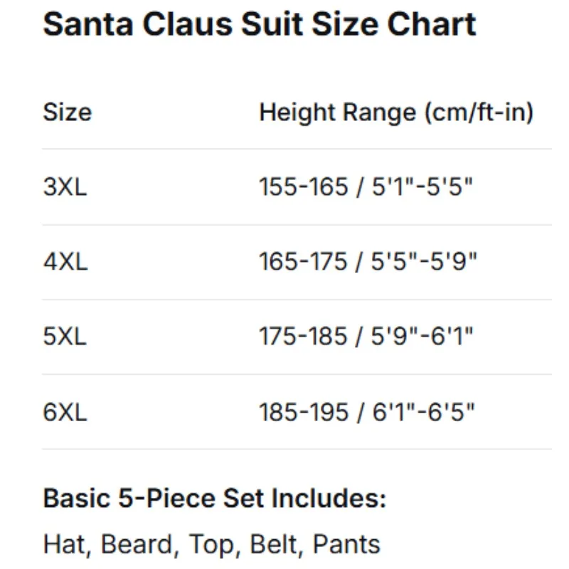 مجموعة أزياء عيد الميلاد، بدلة سانتا كلوز، أزياء أداء للبالغين، أداء فستان العطلة