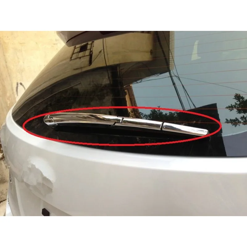 ABS Chrome Rear window wiper cover Trim For 2013 2014 2015 2016 2017 Hyundai Santa Fe ix45