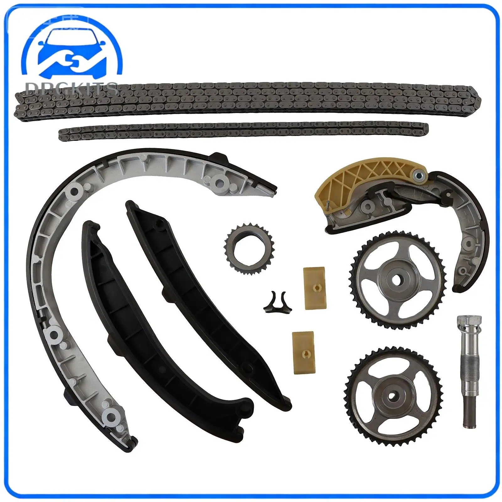 DPGKITS Timing chain kit for Porsche Panamera Macan S 3.0T 3.6T Timing Chain Tensioner Guides Kit Timing Components Parts