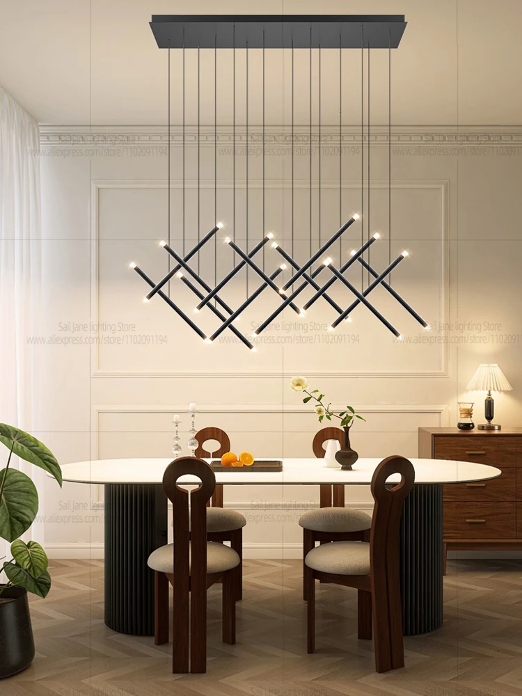 2026 Nordic Pendant Light Modern Living Room Dining Table Lighting Lounge Hanging Restaurant Attic Chandelier Bedroom Ceiling La