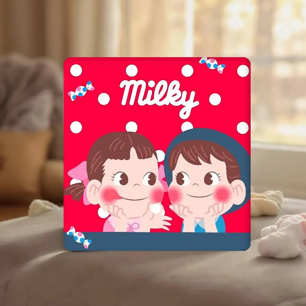CUTE M-Milky P-Peko-chan 1 قطعة مغناطيس الثلاجة شخصية المغناطيسي دائم البلاستيك مربع الصورة سطح مغناطيس الثلاجة #6