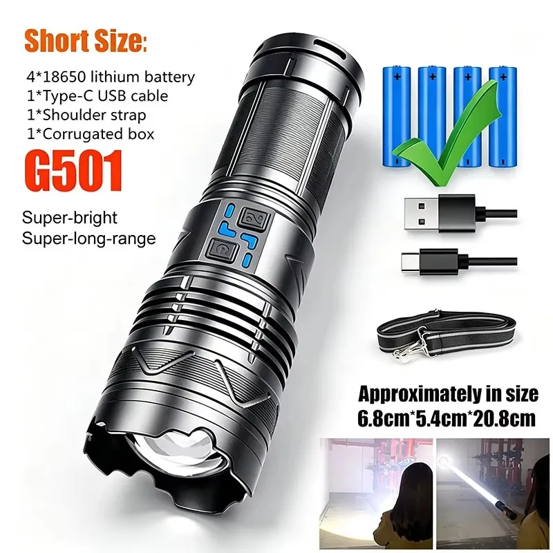 100w-gt60-high-power-led-flashlight-super-bright-lantern-long-range-powerful-torch-type-c-rechargeable-for-outdoor-camping