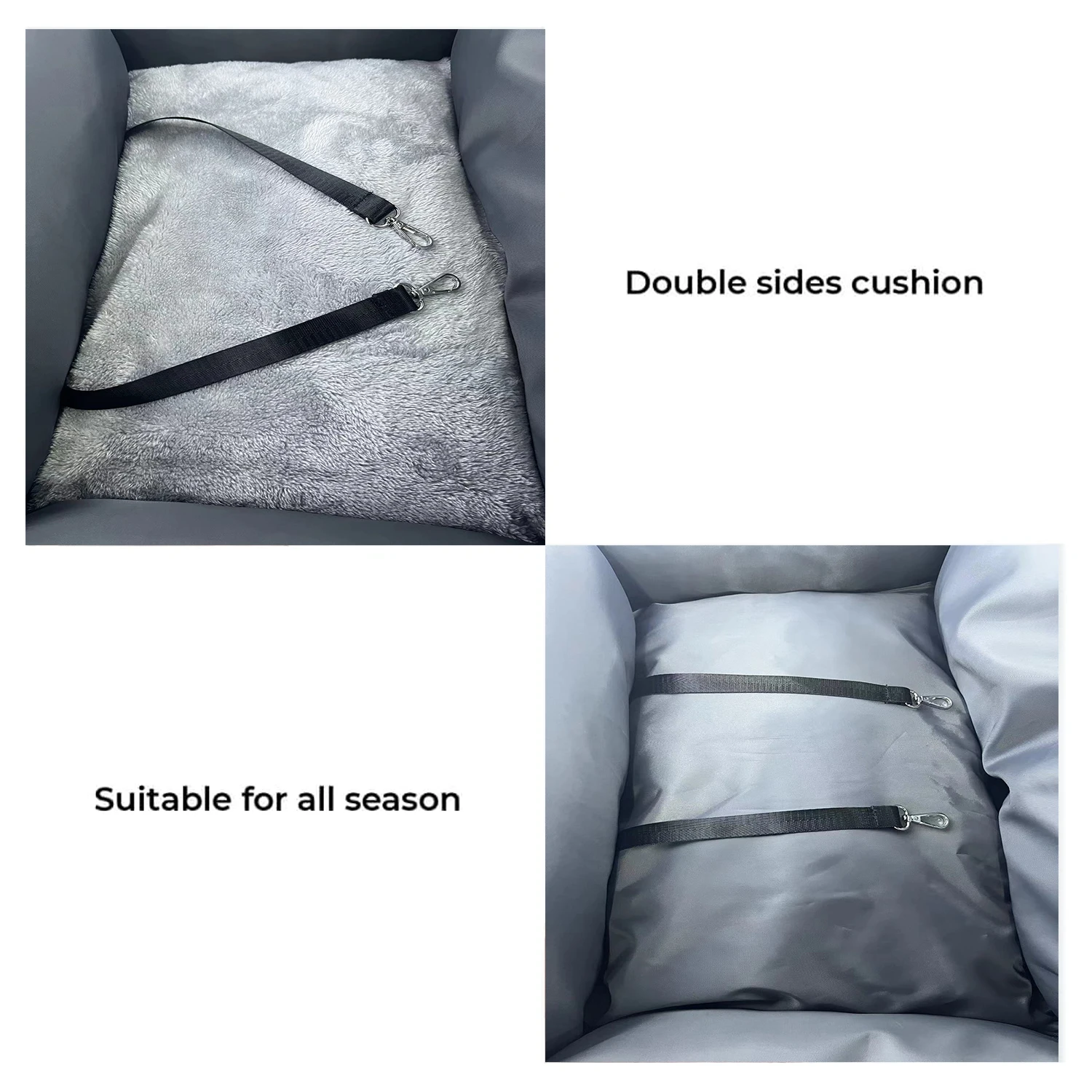 

-Роскошное автокресло для собак, водонепроницаемое автомобильное сиденье для собаки, съемная и моющаяся дорожная кровать для домашних животных и сумки-переноски для домашних животных, товары для собак