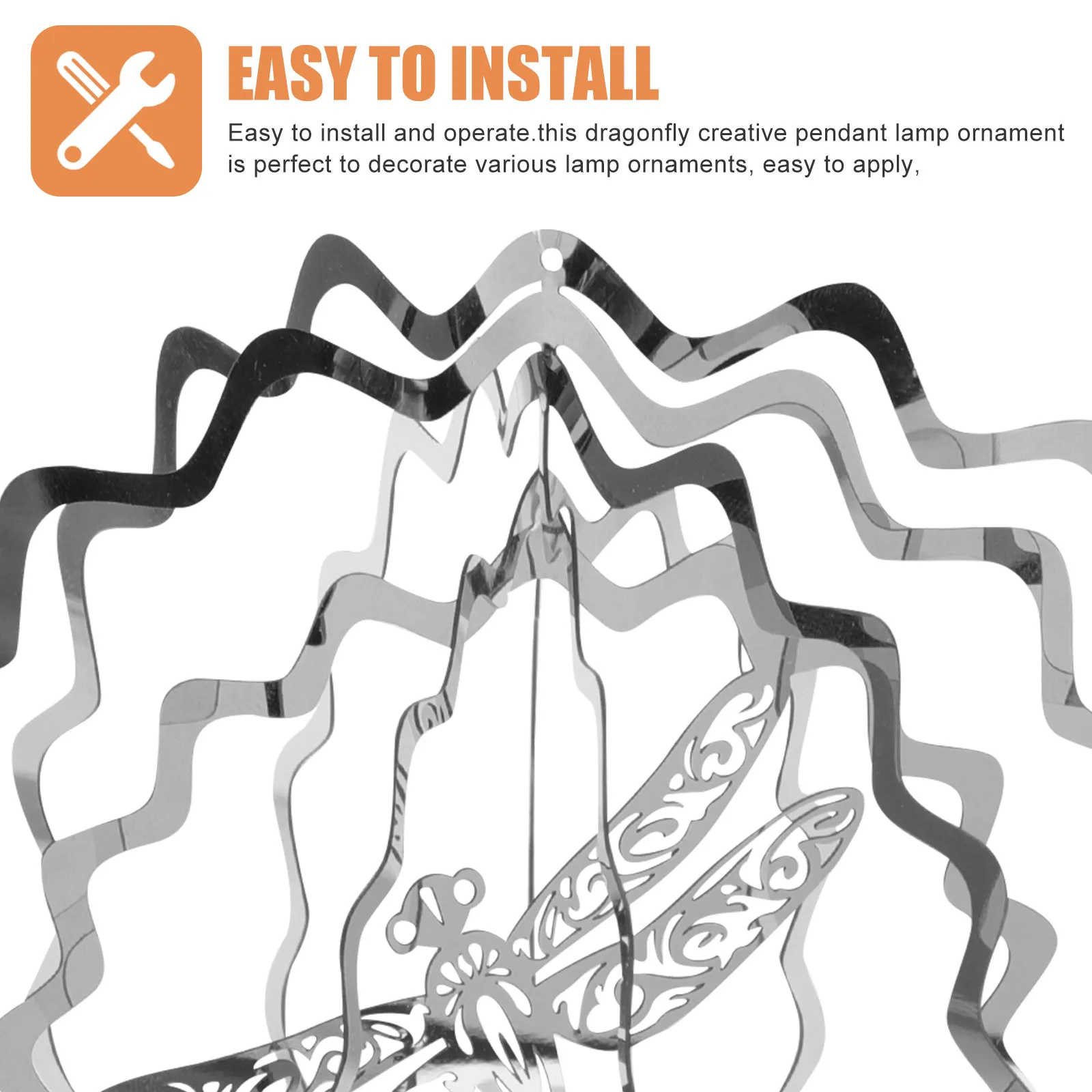 

1Pcs Dragonfly Lamp Decor Pendant Creative 3D Artistic LED Light Ornament for Indoor Home Mall Cafe Use 3D Lamp Decor