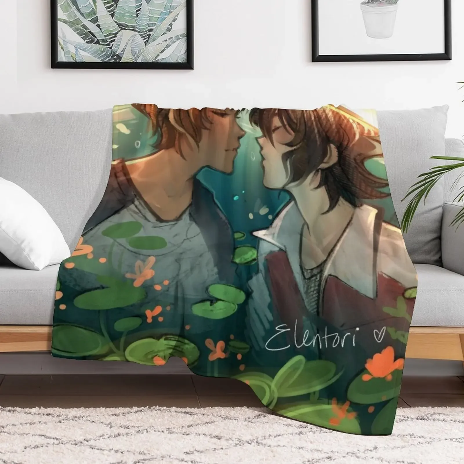 Promise Me No Promises Throw Blanket Cozy Sofa Blanket for TV Watching Napping