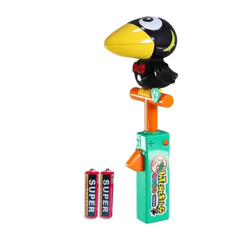 Adorable Talking Bird Toy Hours of Entertainment for Kids Educational Toy Voice Mimicking Crow Toy for Children