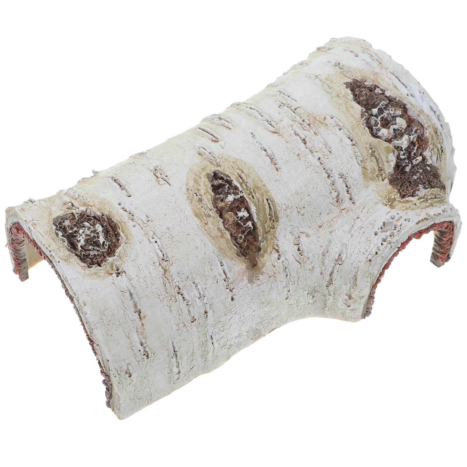 

1Pcs Reptiles Hiding Cave Resin Pet Shelter Natural Design Safe Hideout for Tortoise Lizard Hamster Reptile Habitat