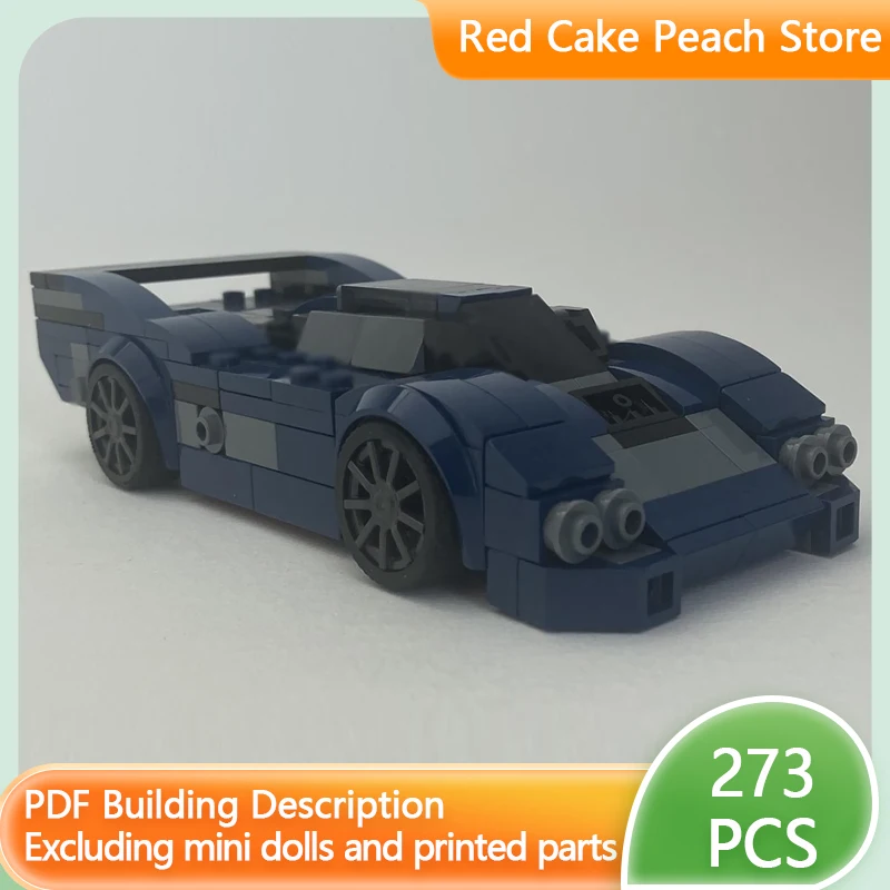 

City Car Model MOC Building Bricks 962C Legendary Racing Car Modular Technology Children Holiday Gifts Assemble Toys Suit